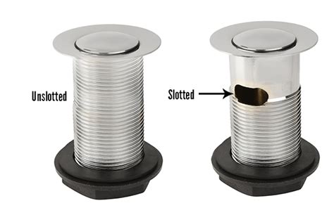 slotted and unslotted waste